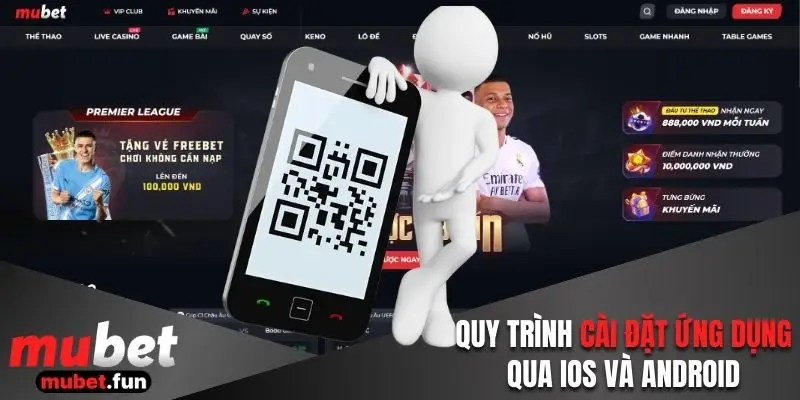 Quy trình cài đặt ứng dụng qua IOS và Android 