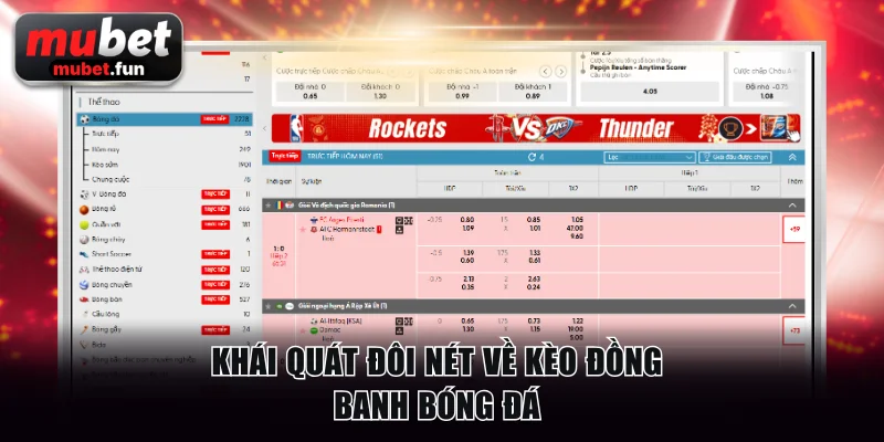 Khái quát đôi nét về kèo đồng banh bóng đá